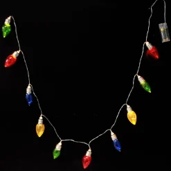 10 Mulitcolour Retro Light Bulb String Lights Shop