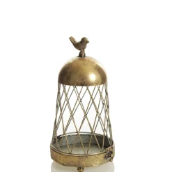 Antique Gold Metal Decorative Birdcage Best Sale