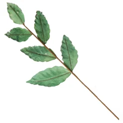 Apple Green Leaf Spray with Silver Sequins Flash Sale