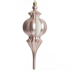Baby Pink Christmas Finial Decoration Shop