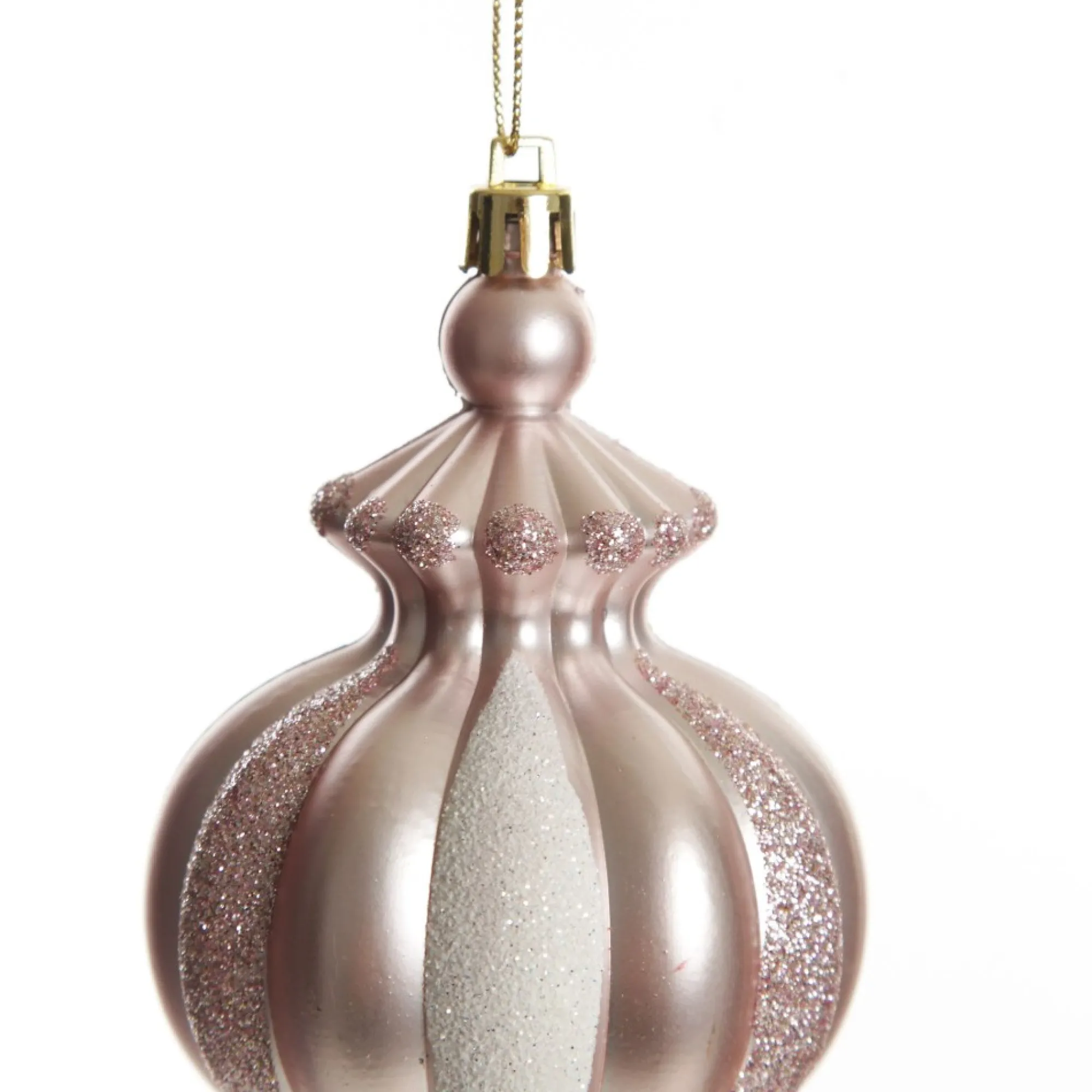 Baby Pink Christmas Finial Decoration Shop