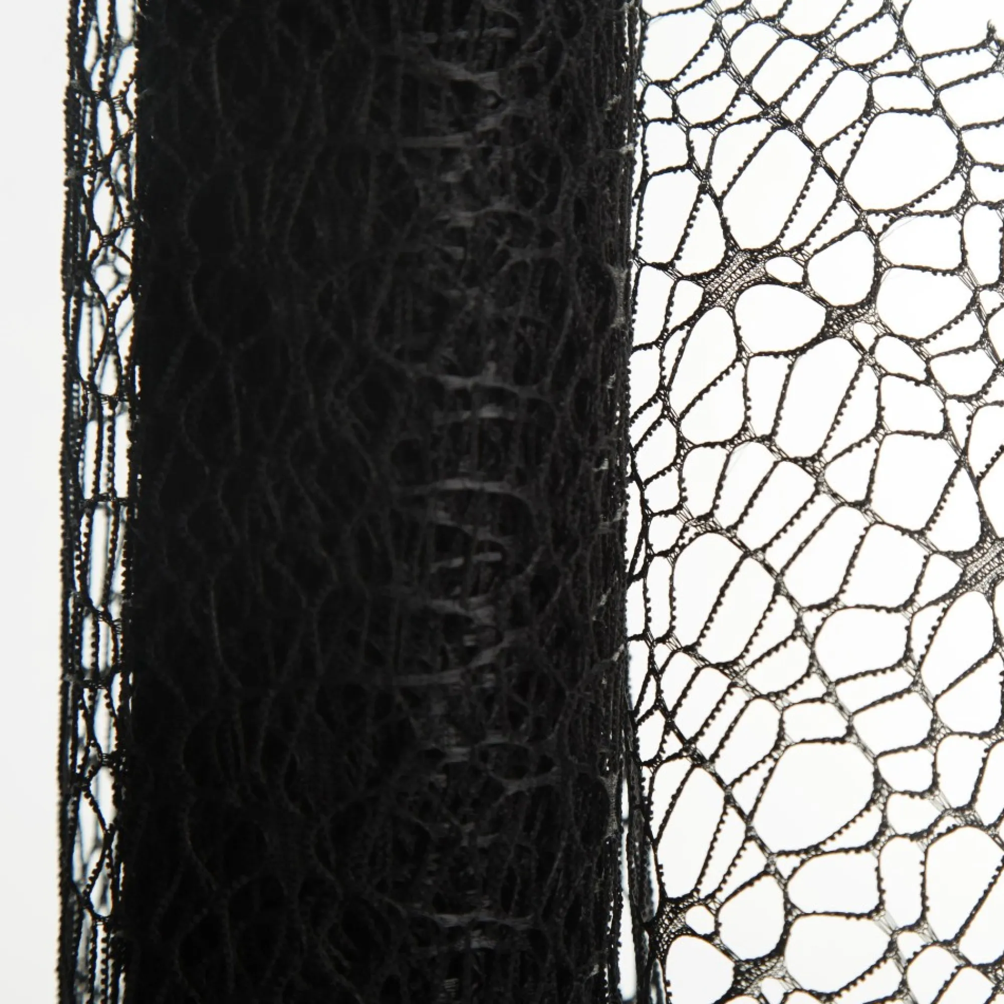 Black Lace Spider Mesh Roll Hot
