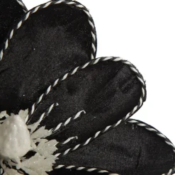 Black Magnolia Flower Stem with Twine Trim Cheap