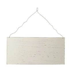 Blank Wooden Craft Plaque with Wire Hanger Clearance