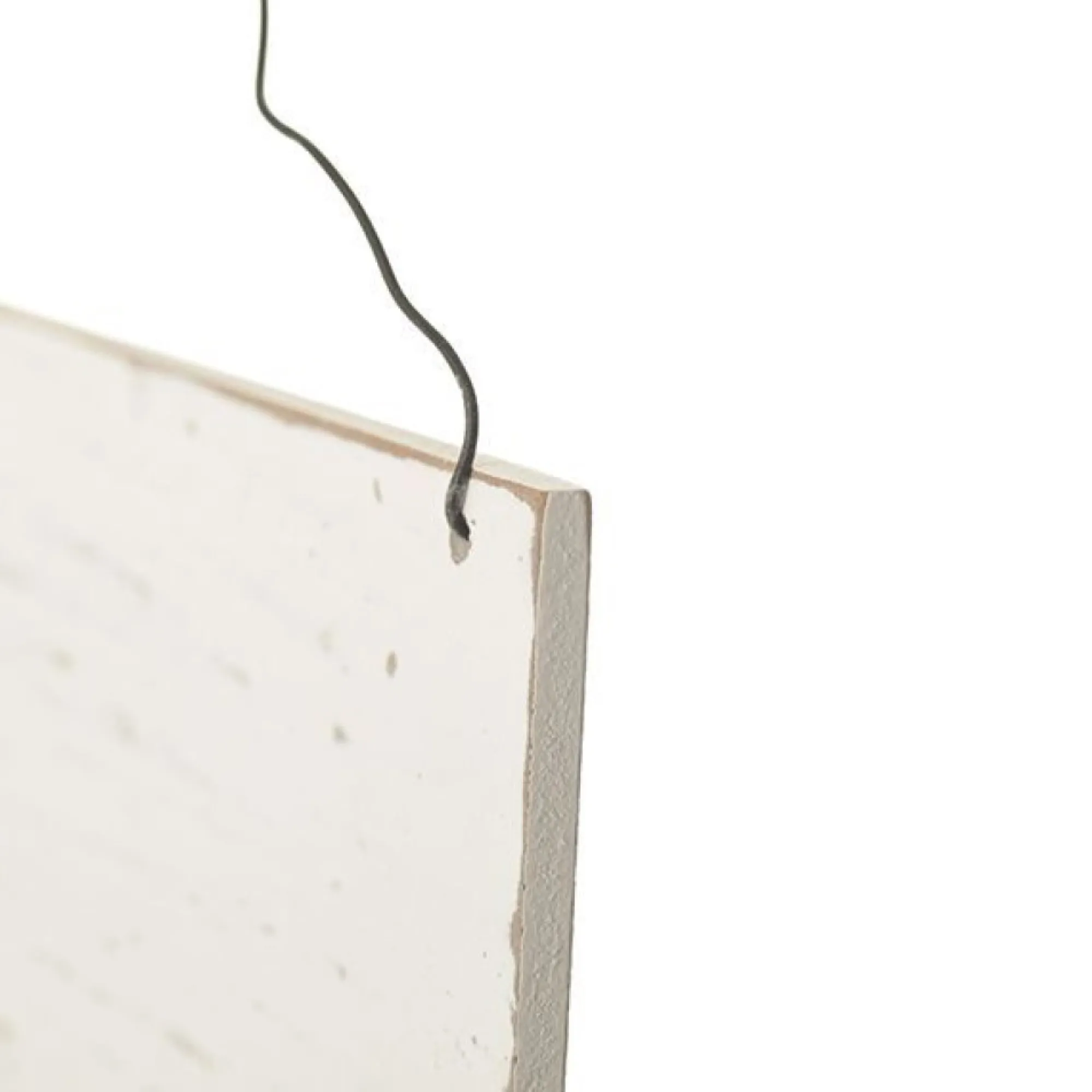 Blank Wooden Craft Plaque with Wire Hanger Clearance