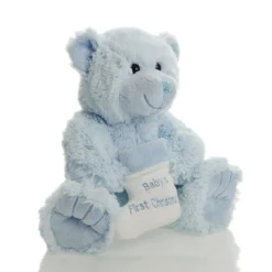 Blue Baby's First Christmas Teddy Discount