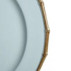 Blue Bamboo Look Charger Plate Discount