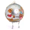 Blue Christmas Bear with Cart Bauble Flash Sale