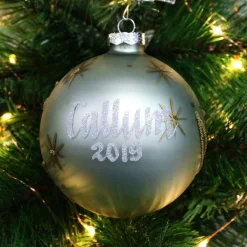 Blue Christmas Bear with Cart Bauble Flash Sale