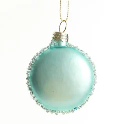 Blue Glass Macaron Christmas Tree Decoration Discount