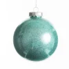 Blue Glitter Christmas Bauble Best Sale