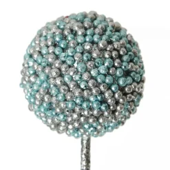 Blue Glitter Christmas Ball Trio Pick Store