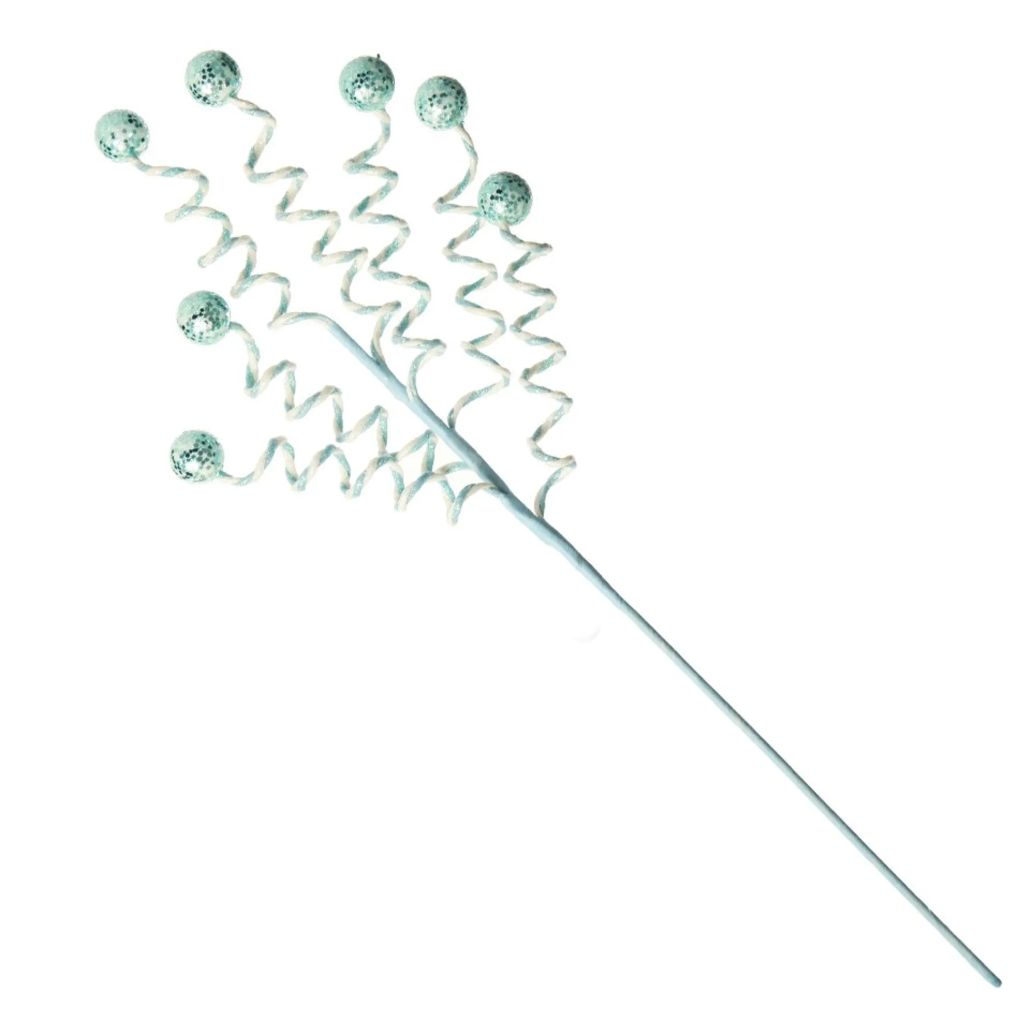 Blue Glitter Spiral Ball Pick Cheap