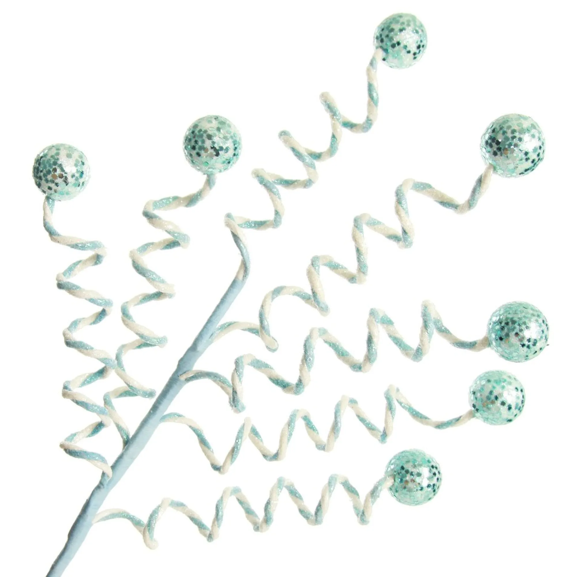 Blue Glitter Spiral Ball Pick Cheap