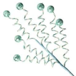 Blue Glitter Spiral Ball Pick Cheap