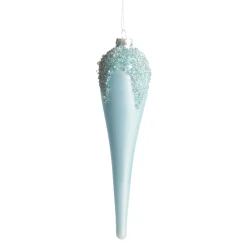 Blue Icicle Hanging Long Drop Decoration Sale
