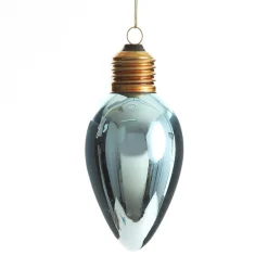 Blue Light Bulb Hanging Christmas Decoration Best