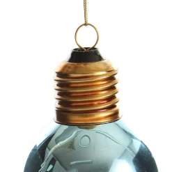 Blue Light Bulb Hanging Christmas Decoration Best