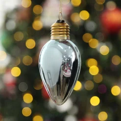 Blue Light Bulb Hanging Christmas Decoration Best