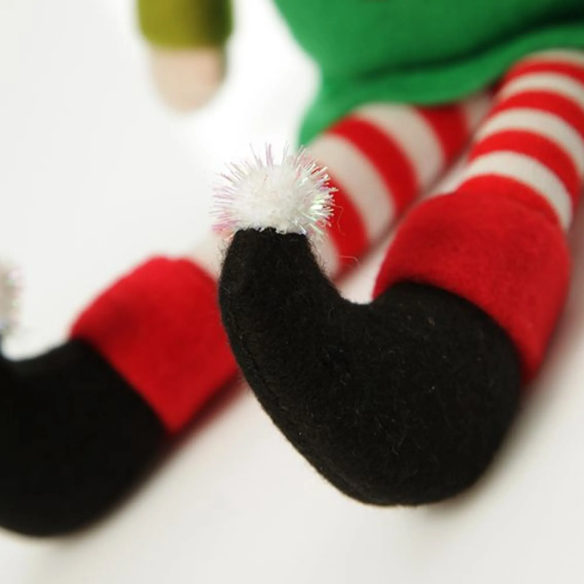 Boy Elf Shelf Sitter and Personalised Bauble Pack Online