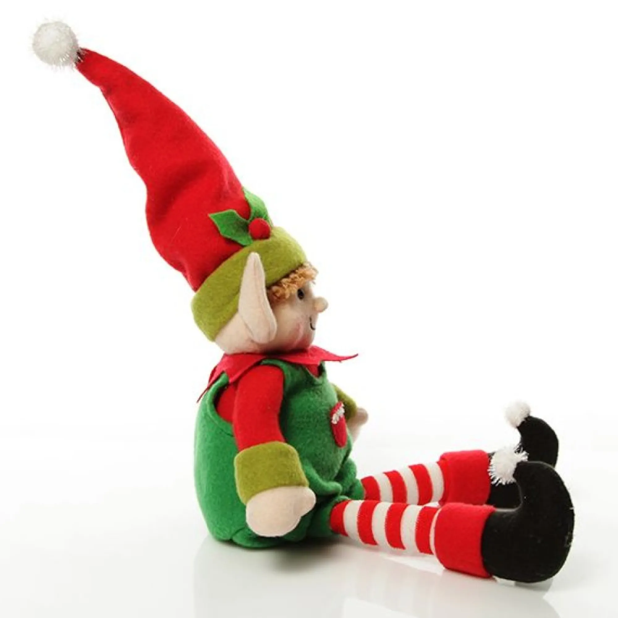 Boy Elf Shelf Sitter and Personalised Bauble Pack Online