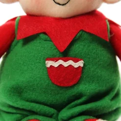 Boy Elf Shelf Sitter and Personalised Bauble Pack Online