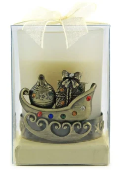 Brass Sleigh Tea Light Shop