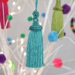 Bright Blue Tassel Flash Sale