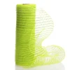 Bright Green Metallic Thread Decomesh Roll Best Sale