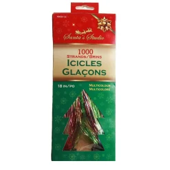 Bright Multicolour Metallic Tinsel Fringe Best