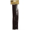Brown Chenille Stem Pipe Cleaners - Pack of 50 Fashion