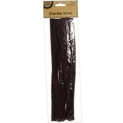 Brown Chenille Stem Pipe Cleaners - Pack of 50 Fashion