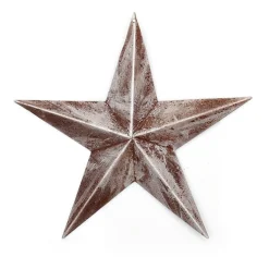 Brushed Silver Tin Star Online