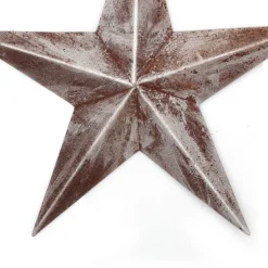 Brushed Silver Tin Star Online