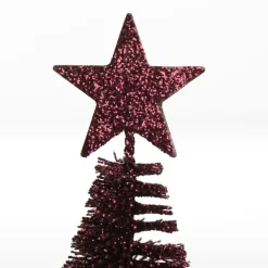 Burgundy Bottle Brush Tree - Small Set of 2 Sale