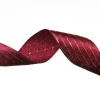 Burgundy Wired Christmas Ribbon with Gold Flecks - 3.8cm Hot