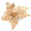 Burlap Flower Pick Natural Trim Best Sale