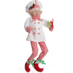 Candy Cane Chef Elf Ornament Best Sale