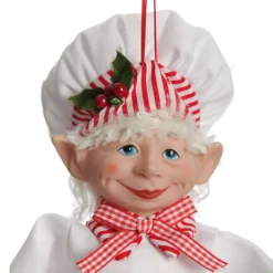 Candy Cane Chef Elf Ornament Best Sale