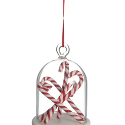 Candy Cane Filled Dome Hanging Christmas Tree Decoration Best