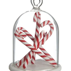 Candy Cane Filled Dome Hanging Christmas Tree Decoration Best