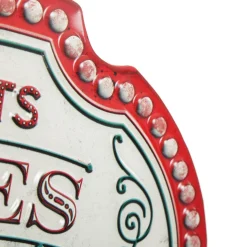 Candy Canes and Hot Cocoa Retro Metal Christmas Sign Online
