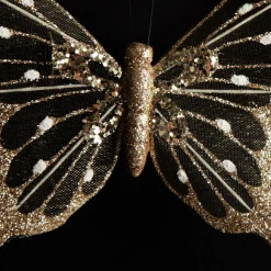 Champagne and Gold Butterfly Clip Outlet