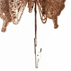 Champagne Glitter and Sequin Butterfly Clip Best