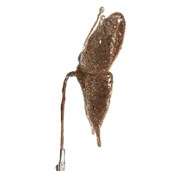 Champagne Glitter and Sequin Butterfly Clip Best