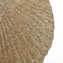 Champagne Glitter Fan Palm Leaf Pick Store