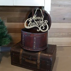 Champagne Glitter Merry Christmas Plaque Cheap