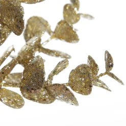 Champagne Glitter Silver Dollar Leaf Pick - Set of 2 Shop