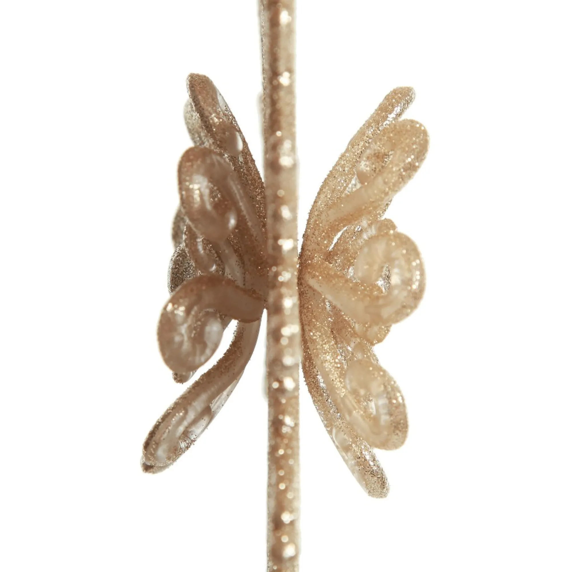 Champagne Glitter Starburst Christmas Tree Decoration Flash Sale