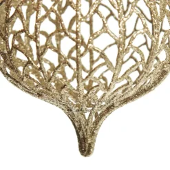 Champagne Glitter Wire Onion Bauble Sale